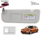 For 12-15 Hyundai Veloster Left Driver Side Sun Visor With Mirror Gray *1