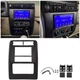For 03-06 Jeep Wrangler TJ Radio Dash Bezel Double Din Dash Kit w/Wiring Harness