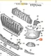 AUDI Q3 F3 SPORTBACK LEFT HEADLIGHT WASHER COVER CAP 83A955275CGRU