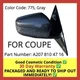 2010-2014 Mercedes W207 E350 E550 Coupe Right Passenger Side View Mirror Gray OE