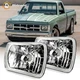 Fit Chevy S10 Pickup 1982-1997 5x7 7x6" Stock Style Glass Lens Headlight H6054