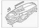 Genuine Audi Instrument Panel 4KL-857-001-E-24A