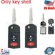 2 For 2006 2007 2008 2009 2010 2011 2012 Mazda 5 Remote Flip Key Fob Shell Case