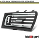 Black & Chrome Console Grill Dash AC Air Vent for BMW 7Series F02 F01 08-15 Left