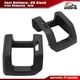 Black Driver+Passager Seat Belt Anchor Cover for VW Atlas 3CN-885-249-C-82V