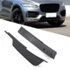 Front Bumper Lower Air Deflectors Skirts Baffle For Jaguar F-Pace 2016-2023