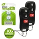 2 Replacement For 02 03 04 05 06 07 08 09 Nissan Xterra Key Fob Remote