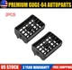 2PCS For 1996-2002 Toyota 4Runner Tacoma A/C Air Heater Dash Bezel Vents Black