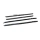 Window Sweep Weatherstrip Felt Seal Kit Set of 4 for 1990-1996 Chevy Corvette