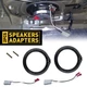 6.5"IN Front Door Car Speaker Adapter Plates & Harness Fit HONDA CR-V (2007-UP)