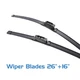 2,Wipers Blades 26" And 16" for Toyota RAV4 2013-2023 All-seasons Front