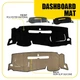 Dashboard Cover Mat for 2007-13 Chevy Silverado GMC Sierra 1500 Black Gray