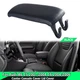For Audi A4 S4 A6 2000-2008 Black PU Leather Center Console Armrest Cover Lid
