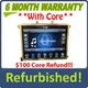 Refurbished 2018 - 2022 Jeep Grand Cherokee OEM AM FM Display Screen