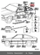 moulding, quarter window, outside upper right, 7564333021 for Toyota 75643-33021