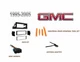 Fits 1995-2005 GMC TRUCK,VAN Select Model STEREO INSTALL DASH KIT,WIRE HARNESS
