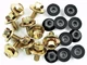 MAZDA 6mm Body Bolts & Nuts- M6-1.0 x 16mm Long- 10mm Hex- 20pcs (10ea)- #384