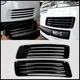 ABS Front Fog Light Lamp Grille Cover Trim For LR Range Rover L405 Vogue 2013-17