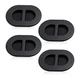 Pack of 4 Car Floor Drain Plug Oval Rubber for 2018 Jeep Wrangler JK