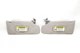 2013-2017 Honda Accord Sedan Sun Visor Left/Right Set (2) Ivory, A983, OEM, 2013