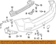 SUBARU OEM 17-23 Crosstrek Bumper Components-Lower Bracket 57707FL510