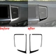 Glossy Piano Black Console Air Vent Outlet Trim For Honda Ridgeline Pilot 17-23