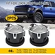 For Ford F-150 2009-2014 Dashboard Louver AC Heater Louvre Air Vent Silver 2pcs