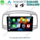 For Hyundai Accent 2010-2016 Apple CarPlay Car Stereo Radio GPS Navi Android 13