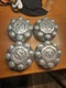 SET of 4 Dodge RAM 2500 3500 8 Lug 52121450AB CHROME OEM Center Hub Cap 