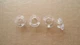 4 VINTAGE NOS DOOR LOCK KNOB FERRULES! FITS: BEL AIR WAGON IMPALA CHEVELLE NOVA