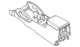 Genuine Nissan Center Console 96910-9BY1A