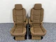 2016 Cadillac Escalade 2ND Second Row Brown Leather Captains Chairs Rear 912406