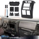 FIT FOR 97-02 JEEP WRANGLER TJ DOUBLE DIN DASH BEZEL RADIO STEREO MOUNTING KITS