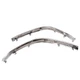 FOR 2017-2018 MAZDA 3 MA1214106 MA1215106 NEW CHROME LOWER GRILLE MOLDING SET