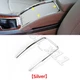 For Buick LaCrosse 2010-2013 Chrome Central Water Cup Holder Storage Box Trim