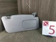 2006 07 2008 SUBARU FORESTER PASSENGER RH SUN VISOR COVER OEM W MIRROR CLOTH