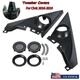 1 Pair Tweeter Covers with Mounting Accessories For Honda Civic 10th 2016-2019