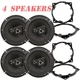 Precision Power 300 Watts 6.5" Front & Rear Speakers For 2011-2020 Kia Optima