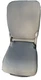 06-08 DODGE RAM 1500 2500 3500 JUMP SEAT GREY CENTER CONSOLE DUAL STORAGE