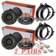 JBL Stage2 240 Watt Front & Rear Car Speaker Replacement for 2005-2012 Scion TC