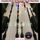 New Take Out OEM Ford Transit 15 Pass. Floor Tracks Complete Set w/Hardware