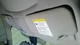 Lincoln MKX 2013 Right Sun Visor Used 8456