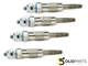 4x GENUINE S-P GLOW PLUGS MERCEDES BENZ 190 E G CLASS SPRINTER VITO SSANGYONG