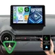 9'' 64GB Car Stereo Radio Android 15 Apple Carplay For Toyota Yaris iA 2017-2018