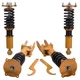 Coilovers Struts Lowering Kit for Porsche Cayenne S Sport Utility 4-Door