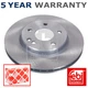 Febi Front Brake Discs Fits Mercedes C-Class 1993-2001