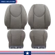 Toyota RAV4 Fits 2006 -2012 Front Left Right Ash Gray Leather Seat Covers Perf.