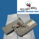 GENUINE OEM TOYOTA 04-05 RAV4 GRAY RIGHT & LEFT SUN VISOR WITHOUT LIGHT SET OF 2
