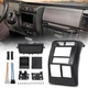 Dash Bezel Cover Compatible with Jeep Wrangler TJ 1997-2002 Double Din Dashboard
