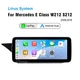 Linux CarPlay Android Auto Screen Car Upgrade for Mercedes Benz E Class W212 